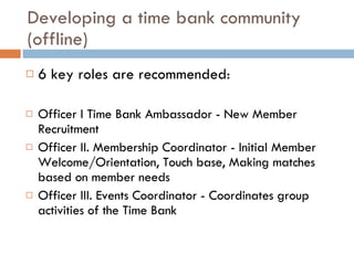 Time Banking Examples Time Banking Presentation | PPT