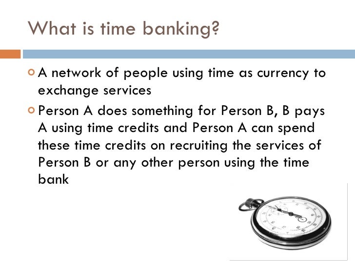 Time Banking Presentation