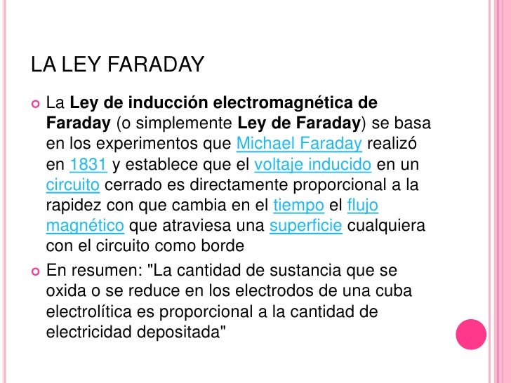 Michael faraday