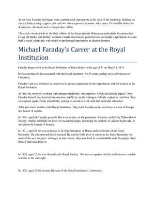 Michael faraday | DOCX