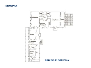 DRAWINGS
GROUND FLOOR PLAN
 