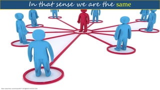 In that sense we are the same
https://www.flickr.com/photos/56771467@N04/31623021025/
 