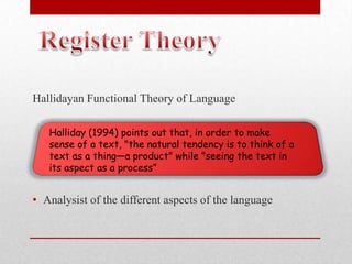 Michael halliday | PPT