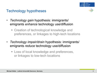 Does Migration Support Technology Diffusion in Developing Countries?
