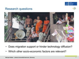 Does Migration Support Technology Diffusion in Developing Countries?