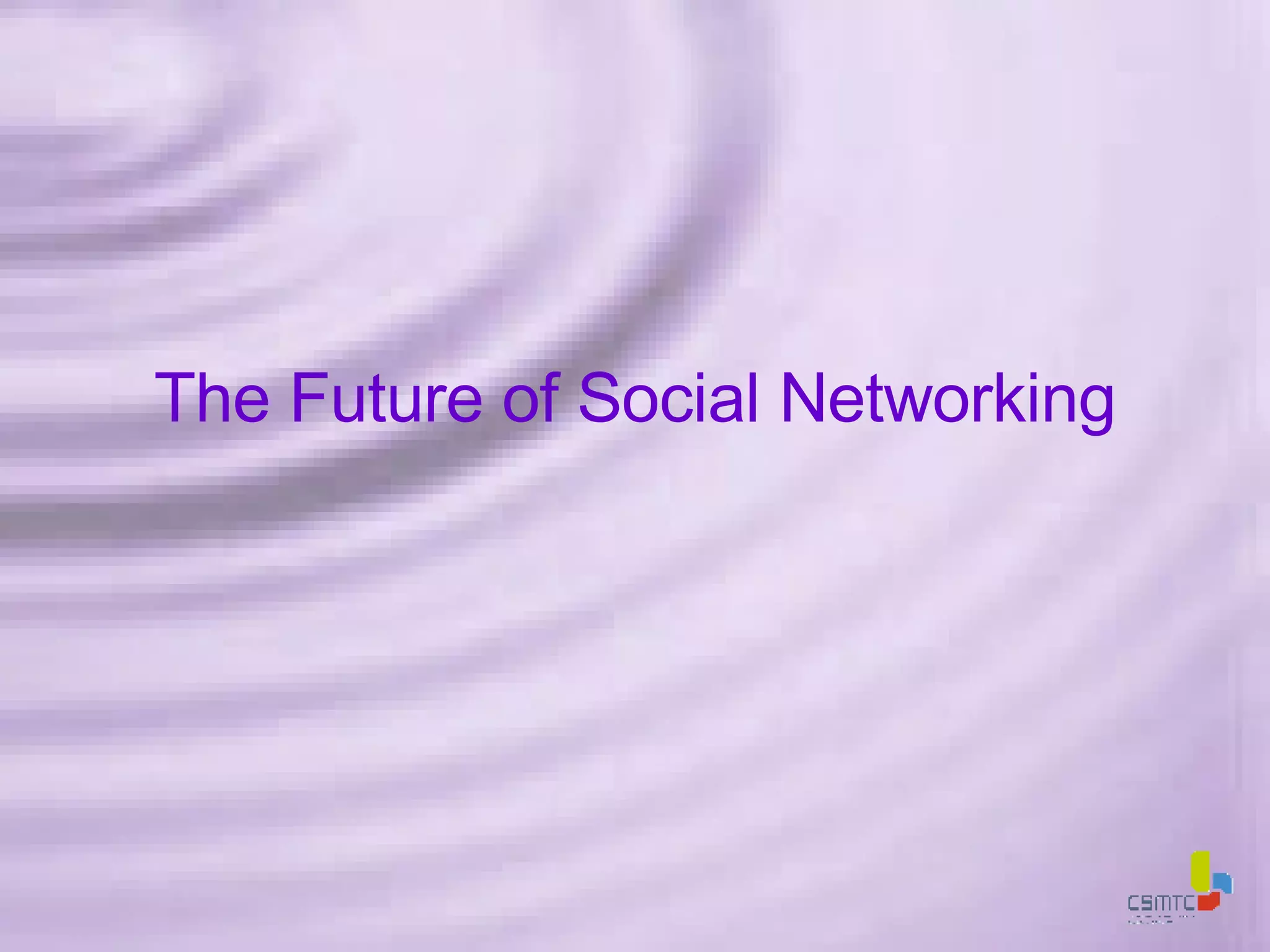 The Future of Social Networking 