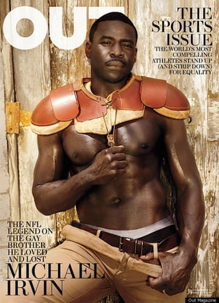 Michael Irvin Out Magazine Cover