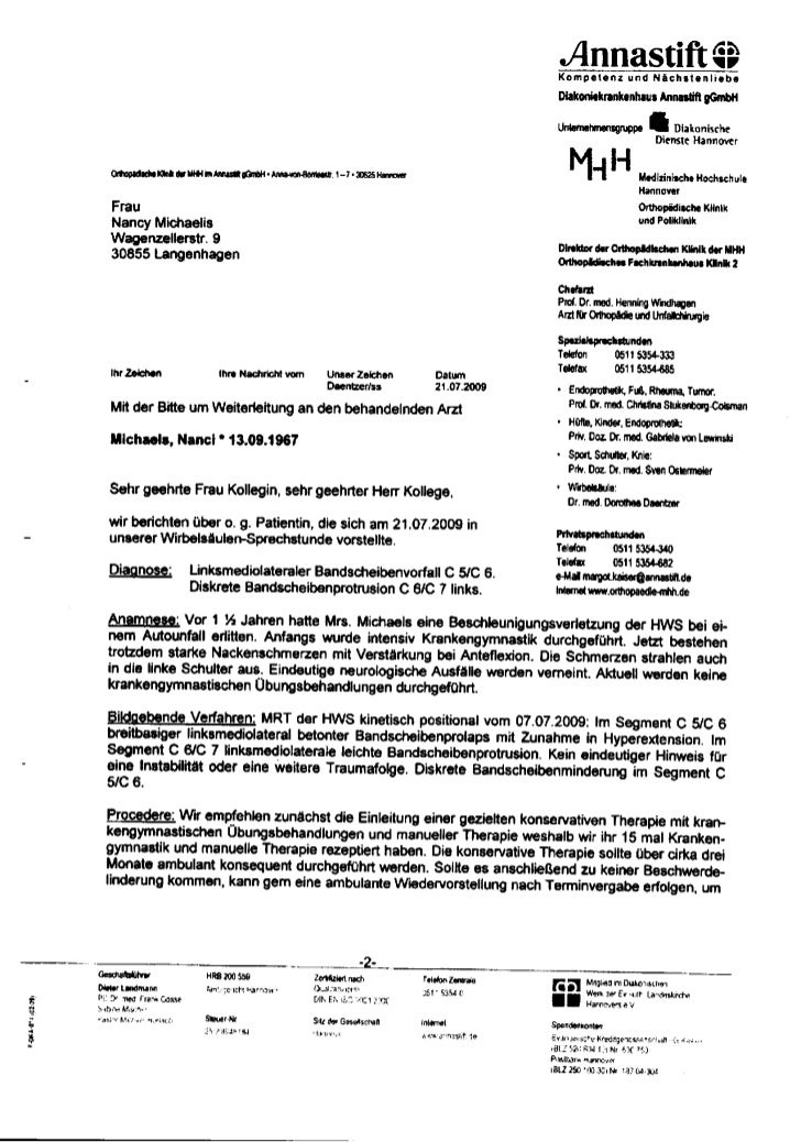 Michaelis Nanci Arztbriefe