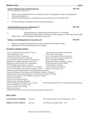 Michael jones 05 04 2016 senior engineering facilities director resume