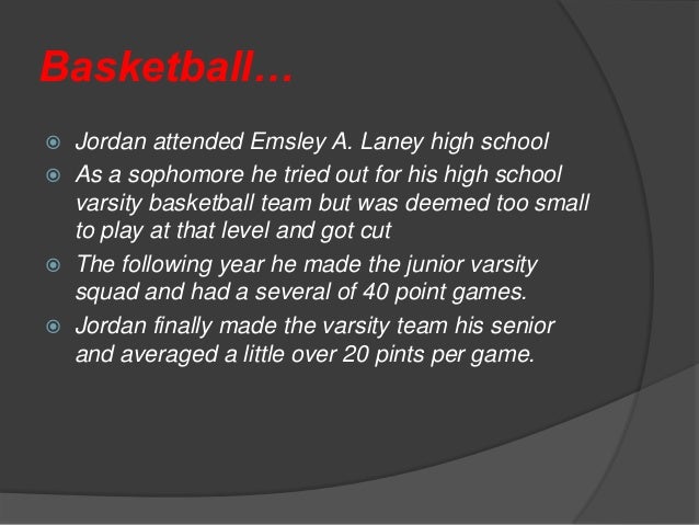 michael jordan introduction