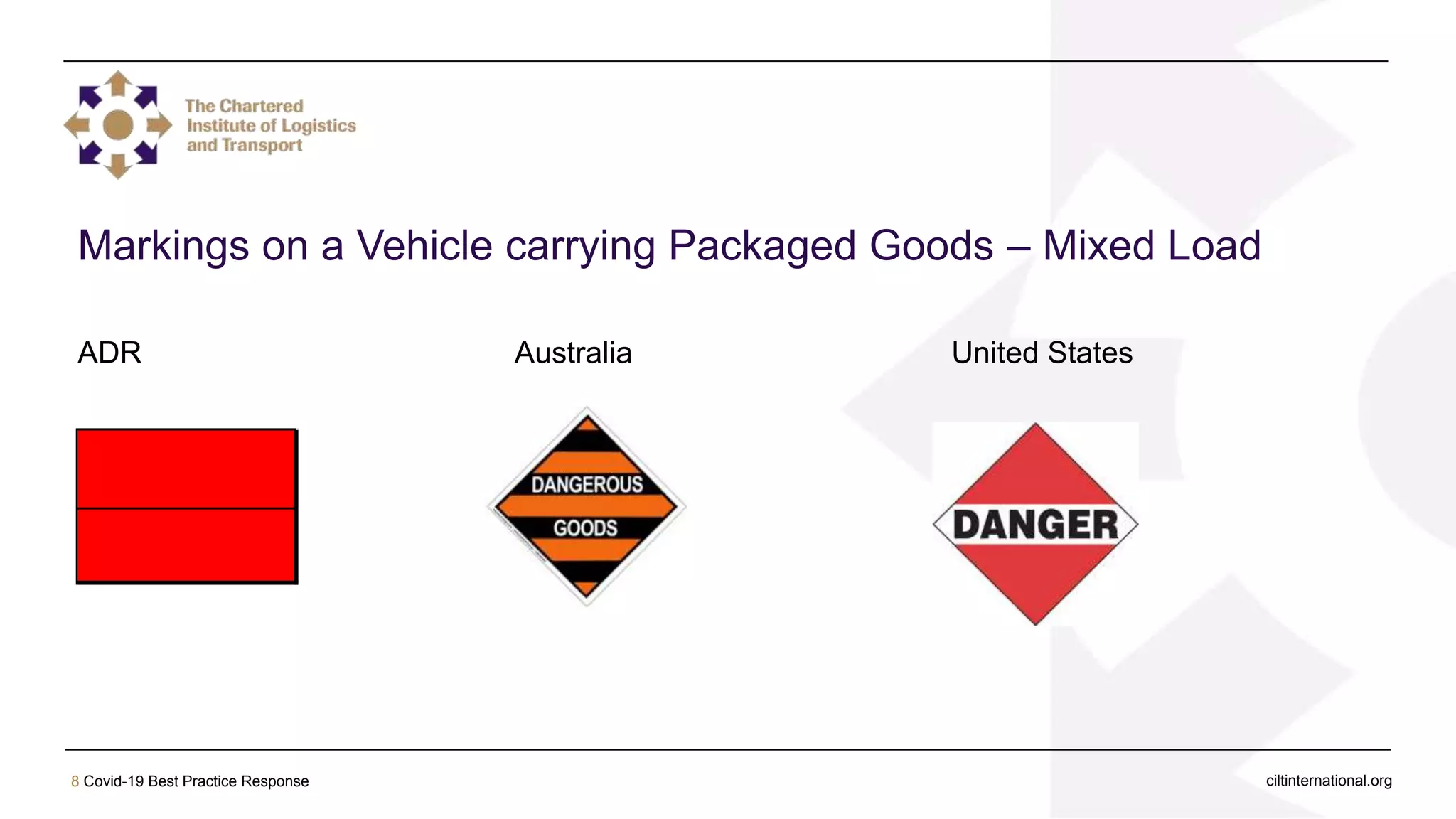 Transport of Dangerous Goods by Road - Need for Harmonisation and ...