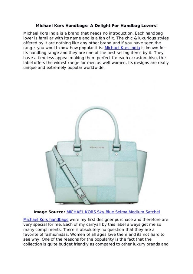 michael kors handbags india