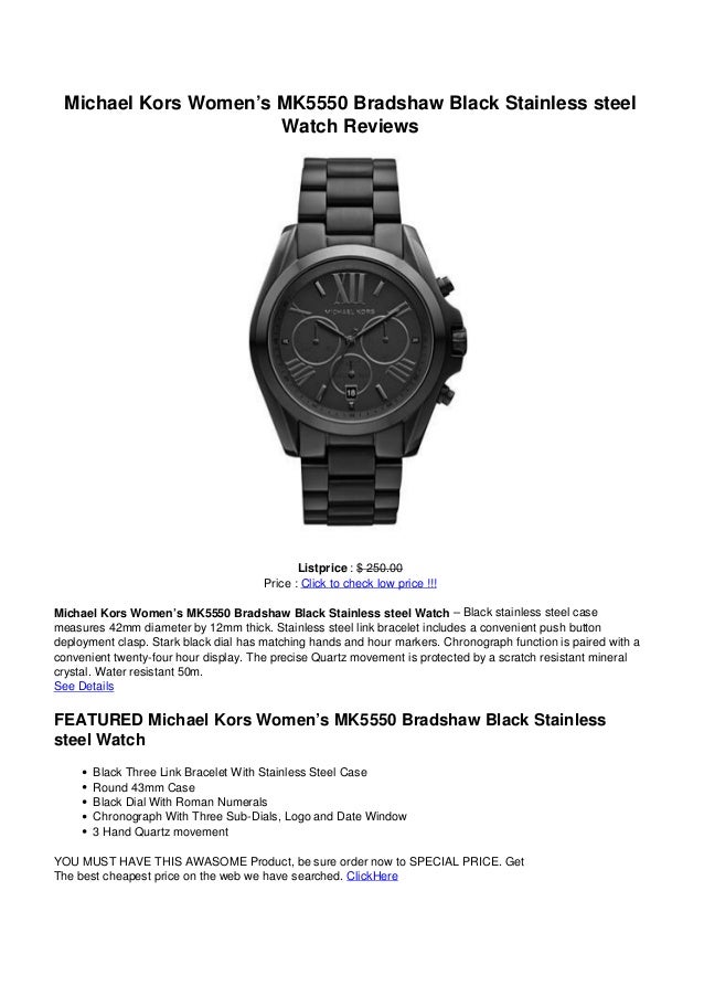 bradshaw black watch
