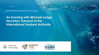 Deep Sea Mining and advanced technologies for ocean mining monitoring | PPT
