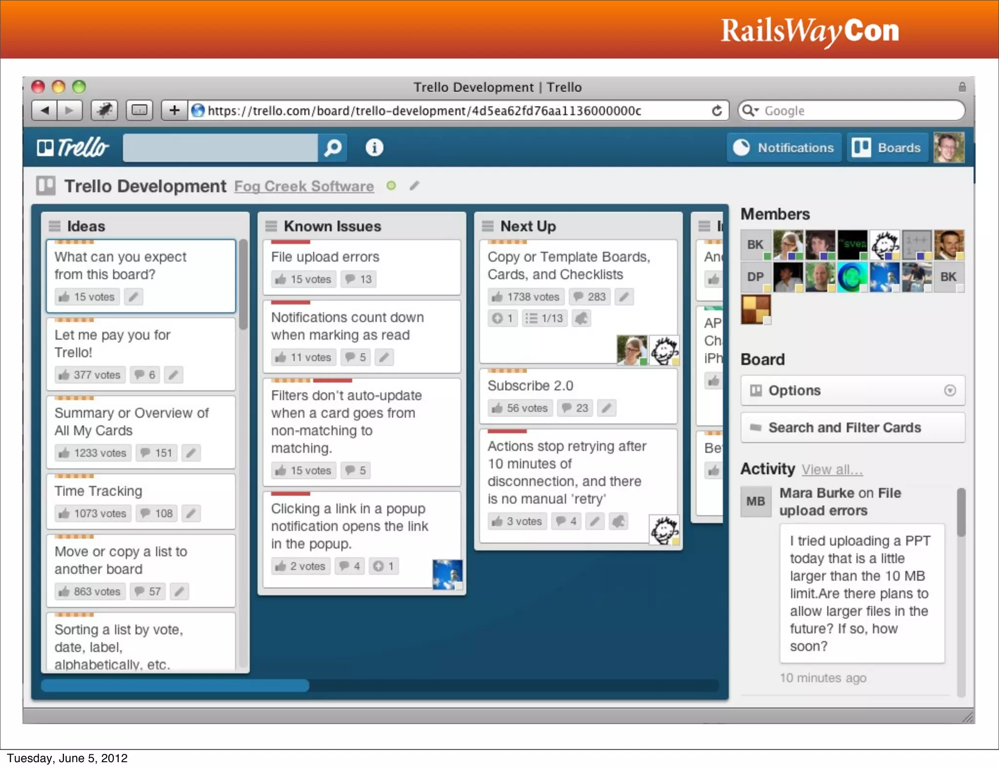 Tuesday, June 5, 2012
 