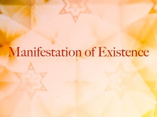 Manifestation of Existence
 