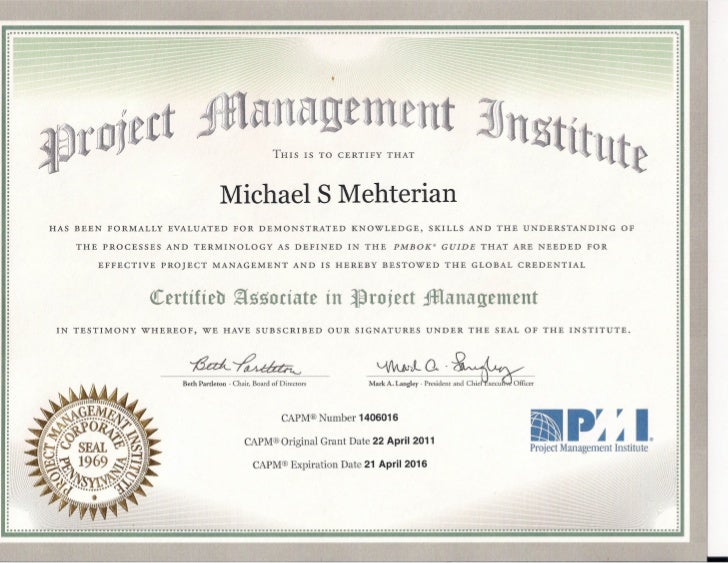 capm certification capm certification