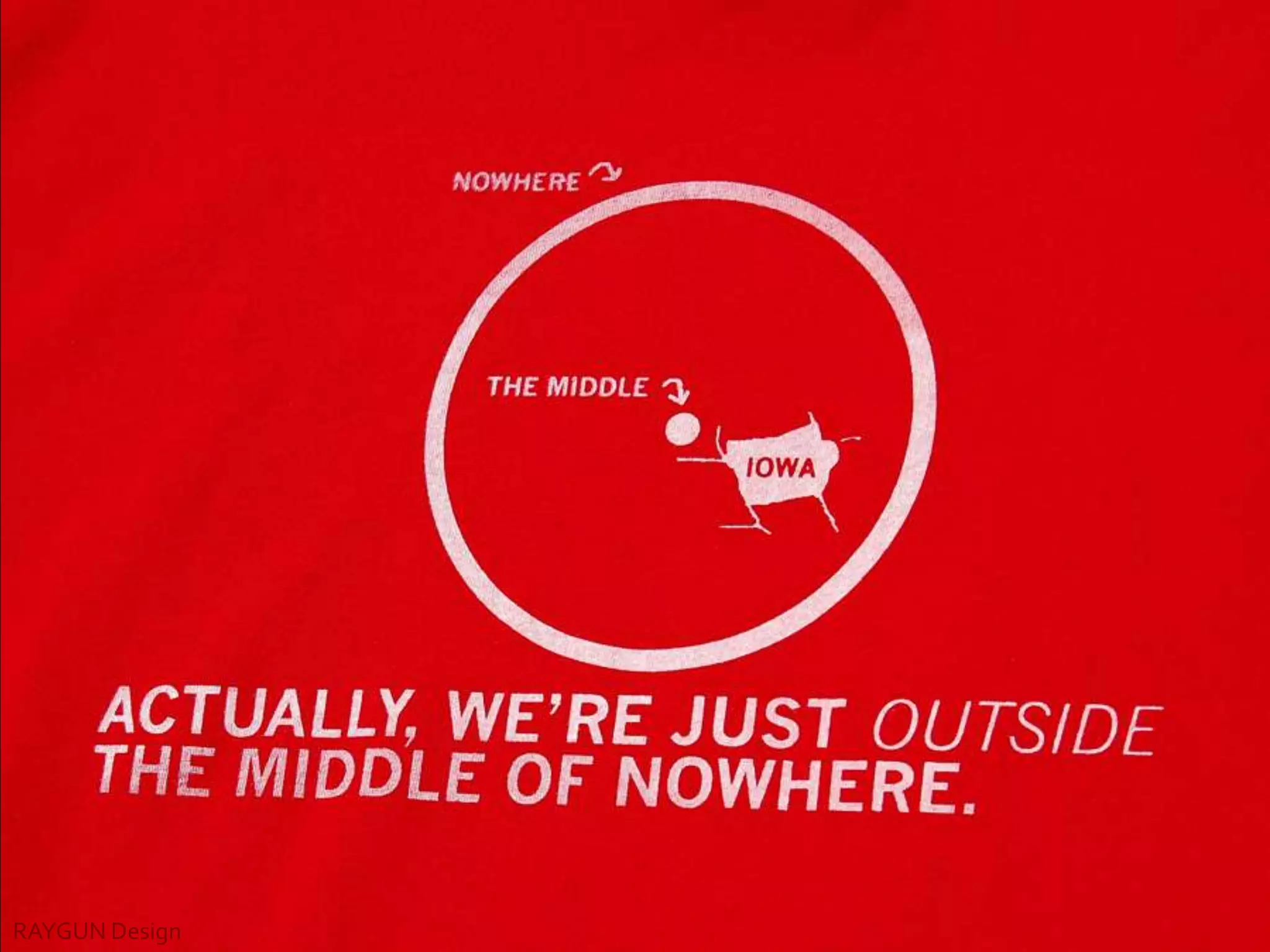 Middle of Nowhere…RAYGUN Design