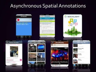 Asynchronous Spatial AnnotationsView.ioMessage PartyVidcinity