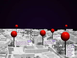 I workhere 9-5pmI plantedthistree in 1998 for my sonThere’s a roof garden here.  Take elevator to 12th floor.Not many people      know realize this, but this was the site of the wedding…Video of the performance artistMerlyndwhopulled off a remarkable stunt on this bridge…Here’s           a live clip            I recorded at the  TV on the Radio concert here last week…Grabthar