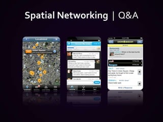 Spatial Networking  |  Q&A Ask Around