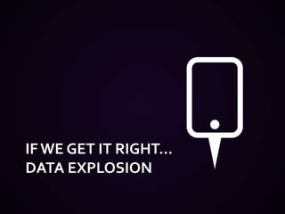If We get it right…Data explosion