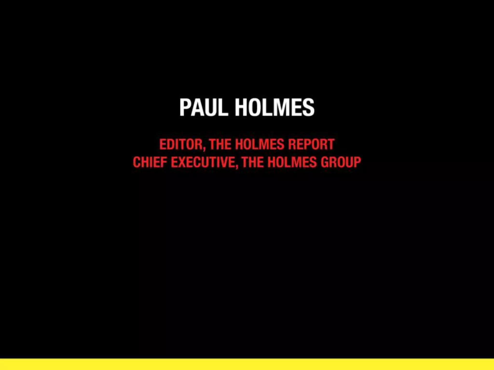 Paul holmes