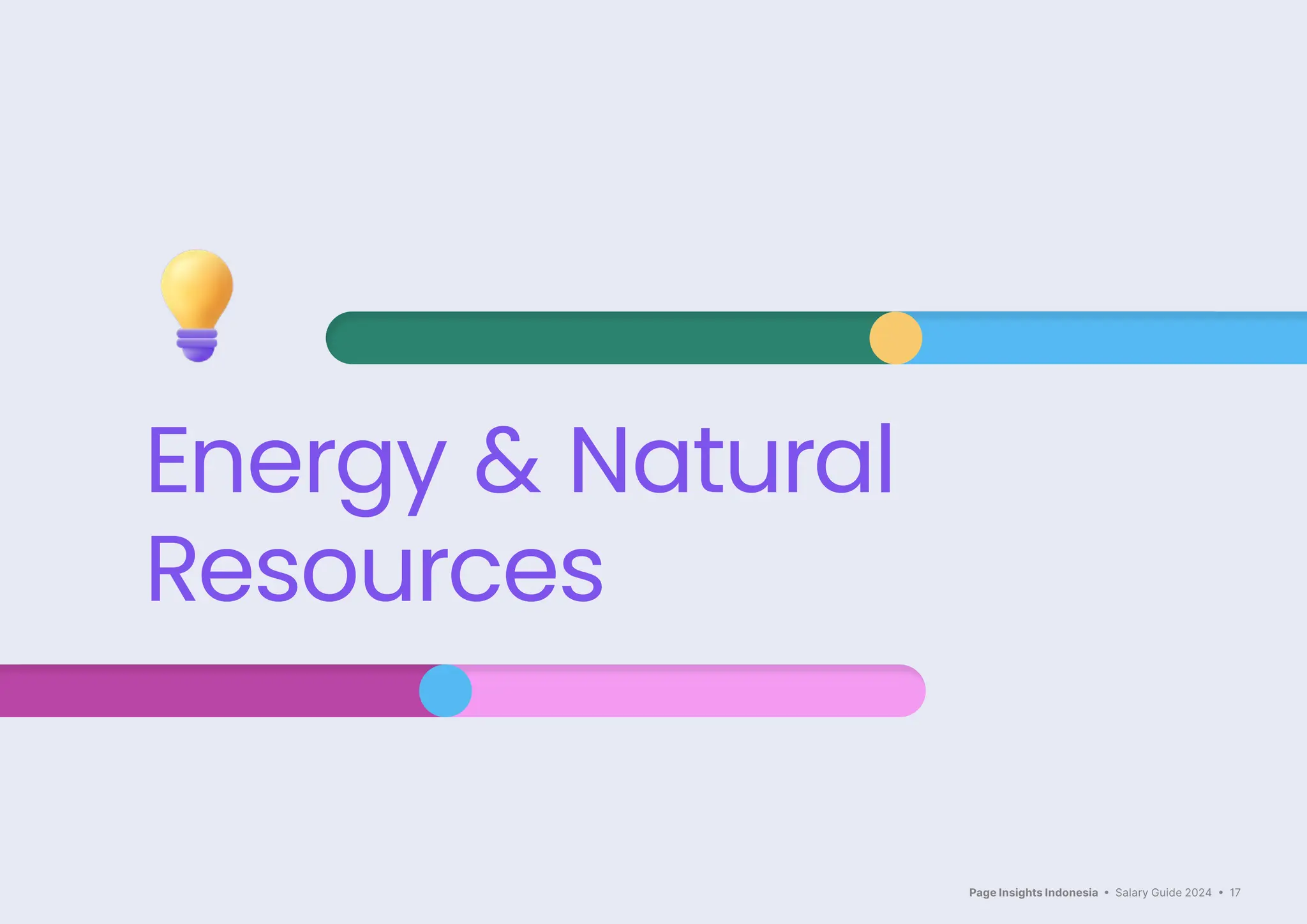 Page Insights Indonesia • Salary Guide 2024 • 17
Energy & Natural
Resources
 
