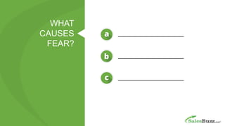 WHAT
CAUSES
FEAR?
____________________________
____________________________
____________________________
 