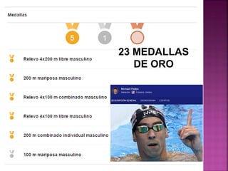23 MEDALLAS
DE ORO
 