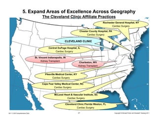 5. Expand Areas of Excellence Across Geography
                                      The Cleveland Clinic Affiliate Practi...