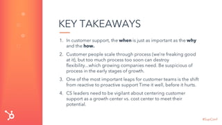Scaling A Customer Team - Michael Redbord