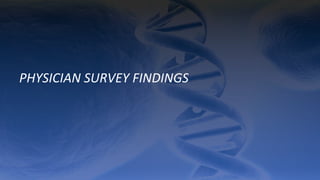 PHYSICIAN	
  SURVEY	
  FINDINGS	
  	
  
	
  
 