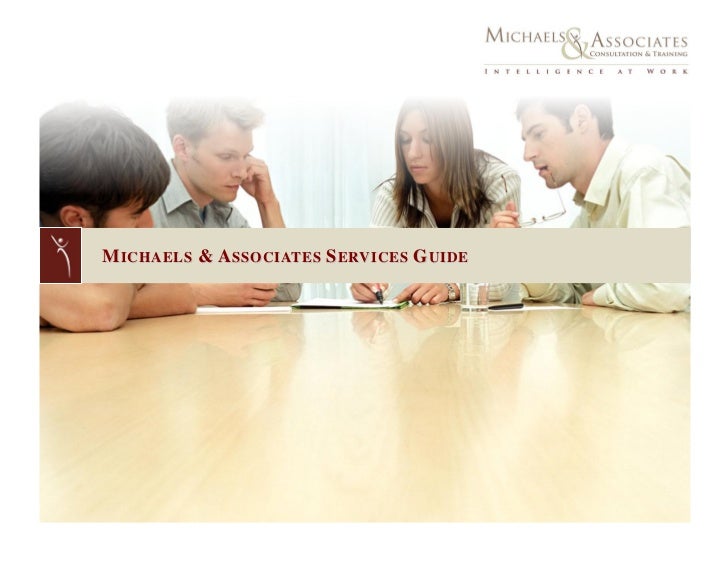 Michaels & Associates Services Guide