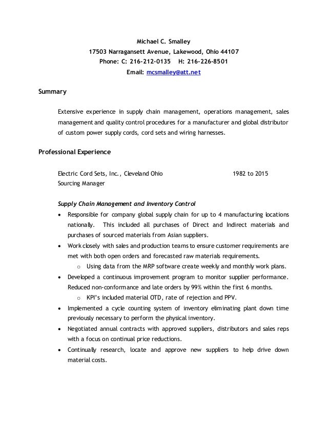 experienced sourcing manager sourcing manager