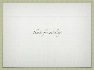 Thanks for watching! 