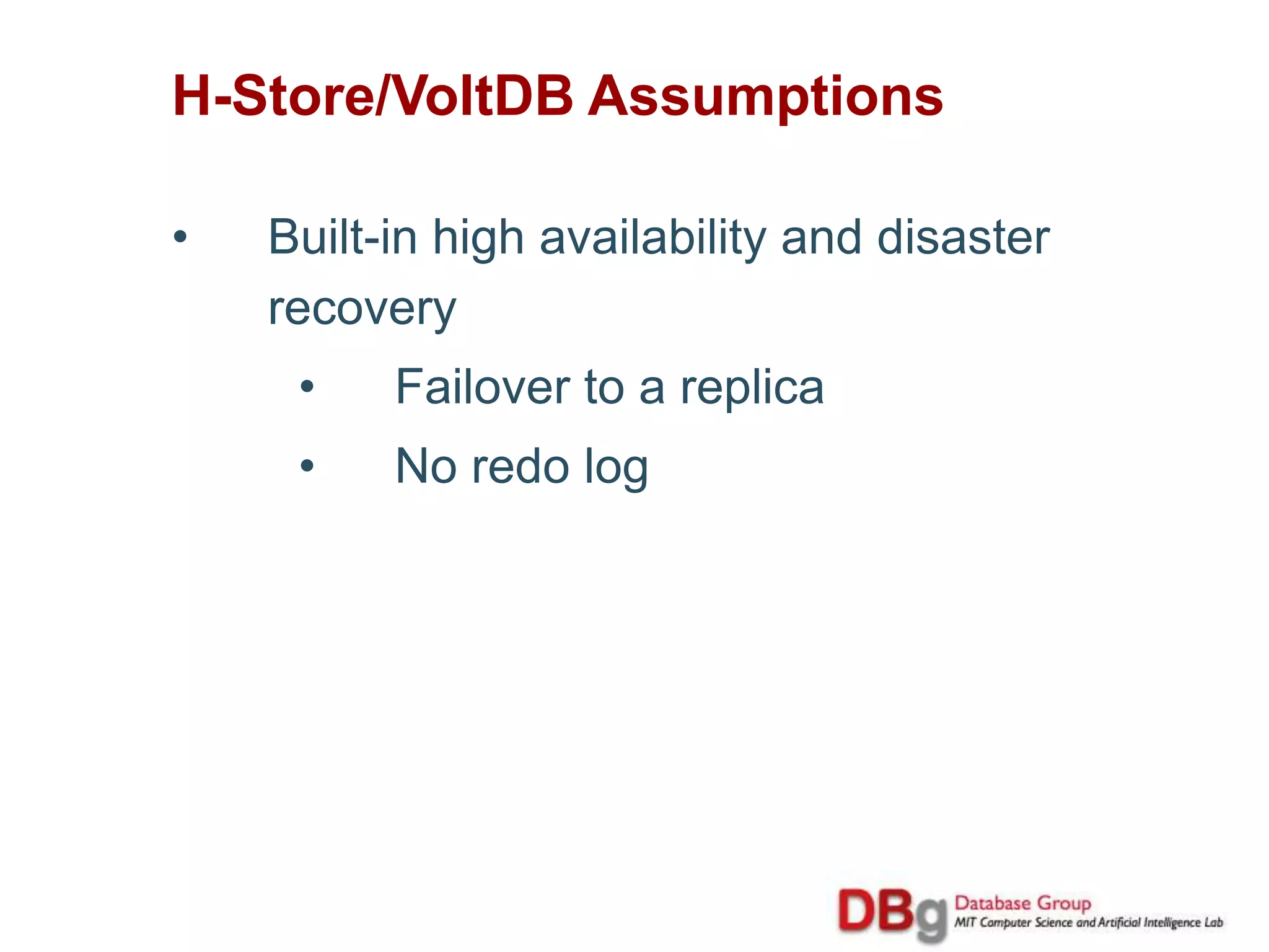 Stonebraker’s PredictionThe DBMS market will move over the next decade or so from OSFA