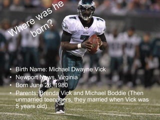 Michael Vick | PPT | Free Download
