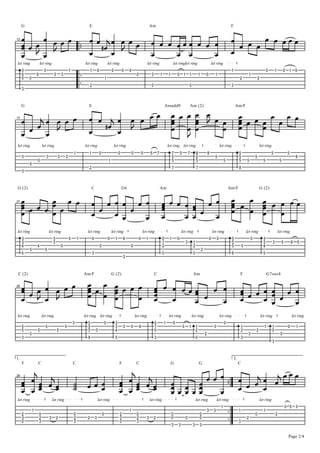 B BB BBB                                                                                                                                                                                                                                                 B B B B B B BBB
     G                                                                   E                                                                             Am                                                                                                     F



     BB                                                                  B B HB B B B B B B B B B B B B
                                                                         B DB B L                                                                                                                                                                             B
13




     B LB L                                                                           B     B B       B
 ?
let ring
     $
     !           !
                         let ring
                           $
                                        $       $
                                                        "
                                                                    let ring
                                                                            "           !
                                                                                                        let ring
                                                                                                            !            !    !
                                                                                                                                       !
                                                                                                                                                   let ring

                                                                                                                                                        $           "        "
                                                                                                                                                                                  let ringlet ring

                                                                                                                                                                                      ! " "                           "       !
                                                                                                                                                                                                                                          let ring

                                                                                                                                                                                                                                            "
                                                                                                                                                                                                                                                                 "
                                                                                                                                                                                                                                                                                      "
                                                                                                                                                                                                                                                                                                           $           "        ! " !
     !   !                                                                                          "                                                                                                                                                                         #                #
                                                                            #                                                                           !                                             !                                                          $
     $




                                                                        B B HB B B BB                                                                                            BBB                              B BB                                                    BBBBBBBB
     B BH B B B B
     G                                                                  E                                                                                                   Amadd9                        Am (2)                                                      Am/F


                                                                                                                                                                                 B                                B L B                                                   B
     BB B L                                                             B DB B L                                                                                                 B B                              B    B                                                  B  B
17




                                                                                                                                                                                                      L
let ring

     $
                          let ring

                               $            $       $
                                                            "
                                                                    let ring
                                                                         "                  !
                                                                                                                let ring
                                                                                                                     !            !            !       &        (            ?
                                                                                                                                                                             let ring let ring
                                                                                                                                                                                  (
                                                                                                                                                                                  &
                                                                                                                                                                                          &           (       ?   )
                                                                                                                                                                                                                  &
                                                                                                                                                                                                                                  )
                                                                                                                                                                                                                                            &
                                                                                                                                                                                                                                                    let ring
                                                                                                                                                                                                                                                                      ?   &
                                                                                                                                                                                                                                                                          &                &
                                                                                                                                                                                                                                                                                                   let ring
                                                                                                                                                                                                                                                                                                               &                     &
                                                                                                                                                                                                                                                                                                                                             )
                     !                                                                                  "                                                                         &                               &                                      &                &       &                    &                    &
         !
                                                                         #                                                                                                        (                               (                                                       )
     $




     B B B BB B BBB BB                                                                                                                                                                                        BBBB                                               B B B B B B BB
G (2)                                                                        C                                           G6                                         Am                                                                                       Am/F                                  G (2)


     BB BBB                                                                                                                                                         BBBB                                                                                         B
     B   B    BB BBB B                                                                                                                                              B                                                                                            B B B B
                                                                                                                                                                                                                                                                       B
21



                                                                                                                                                                    B  B                                      B  B
 ?
let ring
     $
     $
                                   let ring
                                       $
                                       $
                                                        $       "
                                                                        let ring
                                                                                !                       !
                                                                                                            let ring
                                                                                                                 "       !                 !
                                                                                                                                               let ring
                                                                                                                                                   "            ?       !
                                                                                                                                                                        "
                                                                                                                                                                              "       !
                                                                                                                                                                                          let ring

                                                                                                                                                                                                  $       ?   "
                                                                                                                                                                                                                                      !
                                                                                                                                                                                                                                          let ring
                                                                                                                                                                                                                                                $            ?   &
                                                                                                                                                                                                                                                                 &
                                                                                                                                                                                                                                                                                  let ring
                                                                                                                                                                                                                                                                                       &           ?   $
                                                                                                                                                                                                                                                                                                       $           $
                                                                                                                                                                                                                                                                                                                           let ring

                                                                                                                                                                                                                                                                                                                                &        '   &
     %               %                          !                                           !                                 !                                         #                                     #                                                  &            &                        %
         &                  &                                                                                                                                                                                             #
     &                                                                          $                                                                                       !                                     !                                                  )                                     &
                                                                                                                         $




     BBBB BBB                                                           B B B B B B B B B B BBB B B
 C (2)                                                              Am/F                                    G (2)                                           C                                                 Am                                                              F                            G7sus4


                                                                        B
     B LB L                                                             B B B B     B B B
                                                                                      B       B B B
                                                                                                                                                                                                                                                                              BBBBB BB
                                                                                                                                                                                                                                                                              B  BBB B
25




                                                                                                                                                                                                                                                                                  B
let ring

     &
                          let ring

                            &                       &
                                                            $       ?
                                                                    let ring let ring
                                                                        &
                                                                        &
                                                                                                    &       ?    $
                                                                                                                 $       $    &
                                                                                                                                      let ring

                                                                                                                                           '
                                                                                                                                                        ?   !
                                                                                                                                                            "
                                                                                                                                                                        "
                                                                                                                                                                             let ring
                                                                                                                                                                                  !
                                                                                                                                                                                              $       "    ?
                                                                                                                                                                                                          let ring

                                                                                                                                                                                                                  "                         $
                                                                                                                                                                                                                                                    let ring
                                                                                                                                                                                                                                                         !
                                                                                                                                                                                                                                                                          ?   "
                                                                                                                                                                                                                                                                                                   let ring

                                                                                                                                                                                                                                                                                                       "       ?   "                 !
                                                                                                                                                                                                                                                                                                                                         let ring

                                                                                                                                                                                                                                                                                                                                             "
     &               &                      &                           &           &                            %                                          !                                                     #                                                           #            #                       !
         &                                                                                                                                                                                                                    #                                                    $                                        !
     $                                                                  )                                        &                                          $                                                     !                                                           $
                                                                                                                                                                                                                                                                                                                   $


1.                                                                                                                                                                                                                                                                   2.

                 H                                                                                                                H
                                                                                                                                                                                                                                                                          B B BH B B B B B
                                                                                                                                                                                         B                                                                                          H
     F               C                                      C                                                        F                 C                                         G                                    G                                                   C

          H                                                                                                               H
     B BB BB                                                A BBB                                                    B BB BB                                                     B B BBB
                                                                                                                                                                                 BBBBB B
     B BB                                                   A   B                                                    B BB                                                                                                                                                 B      B
29




                                                                                                                                                                                 B   B
let ring                               let ring                                         let ring                                                       let ring                                                   let ring                      let ring                                           let ring
                                                                                                                                                                                                                                                     "                                                                              $ & $
             "                                                                                                                "                                                                                                   $        $                              "                            "
     #               !                                      !                                   !                    #                 !                                         !                                    !                                                                    !                           #
     $               #             $        #               #           #           $                                $                 #           $        #                    !                !                   !                                                           #
     !               $                                      $                                                        !                 $                                                                                                                                  $
                                                                                                                                                                                 $    $                       $       $

                                                                                                                                                                                                                                                                                                                                     Page 2/4
 