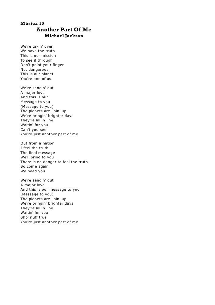 Michal Jackson Lyrics Book I