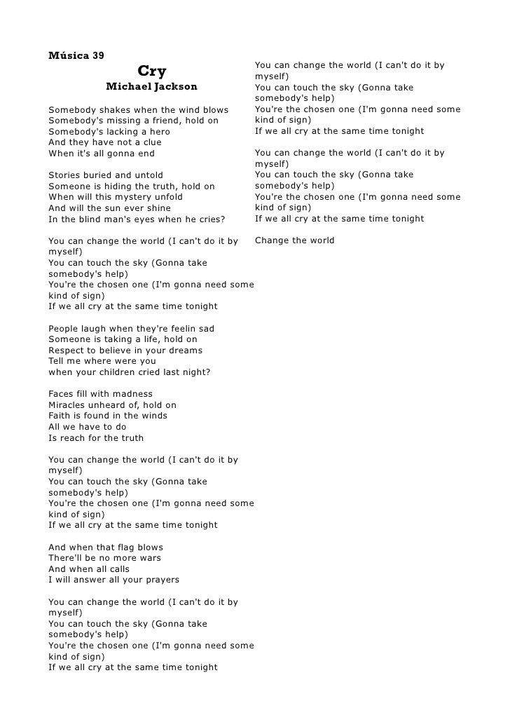 Michal Jackson Lyrics Book I