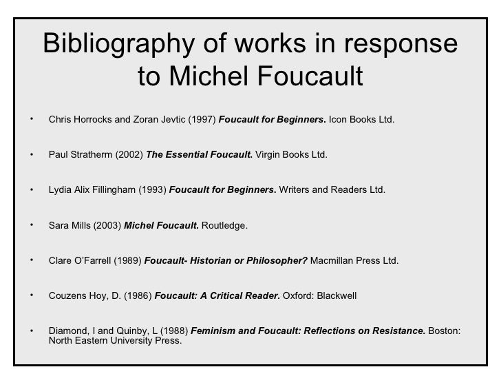 Michel Foucault Resource Pack