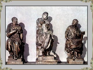 1521-31, Medici - Madona entre São Cosme e Damião   Sagrestia Nuova,  San Lorenzo , Florença   