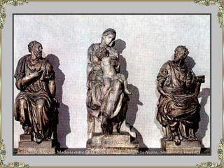 1521-31, Medici - Madona entre São Cosme e Damião   Sagrestia Nuova,  San Lorenzo , Florença   