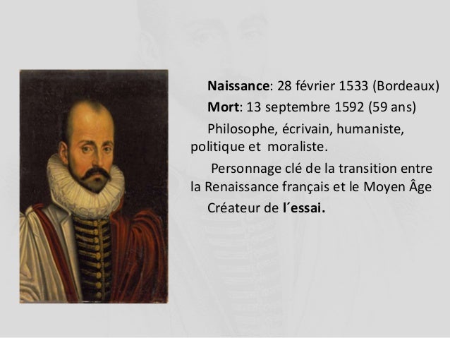 Michel De Montaigne