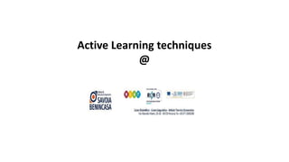 Active Learning techniques
@
 