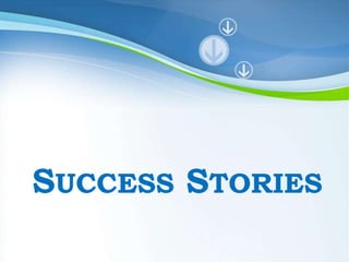Success Stories Powerpoint Templates 