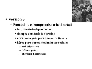 Es necesario estudiar no solamente el texto, sino los sistemas de conocimiento que produjeron el texto (las condiciones de su producción)Así que, el posestructuralismo se posiciona como el estudio de la producción del conocimientoEs histórico (diacrónico) en vez de descriptivo (sincrónico)