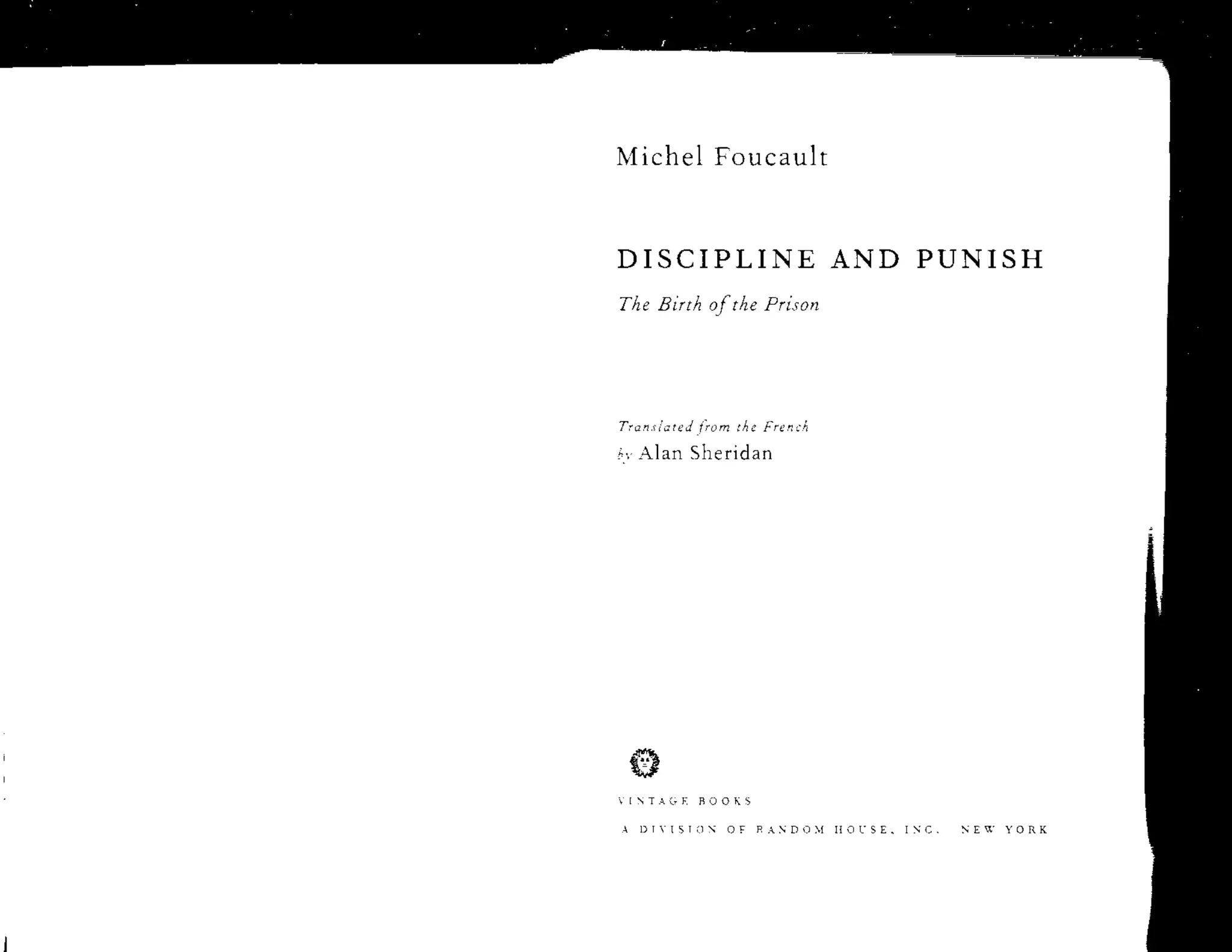 Michel Foucault - Discipline and Punish | PDF