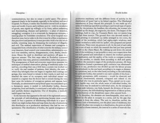 Michel Foucault - Discipline and Punish